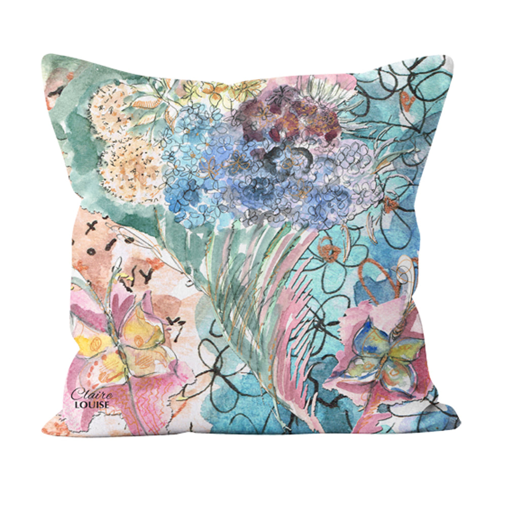 Lucid Autumn Bloom Outdoor Cushion.