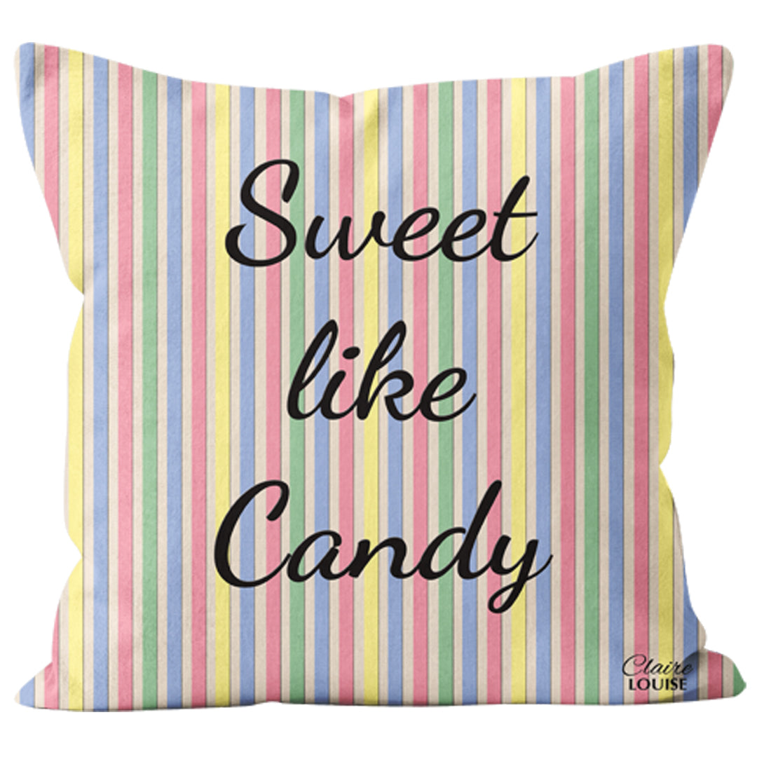 Sweet Like Candy Stripe Cushion