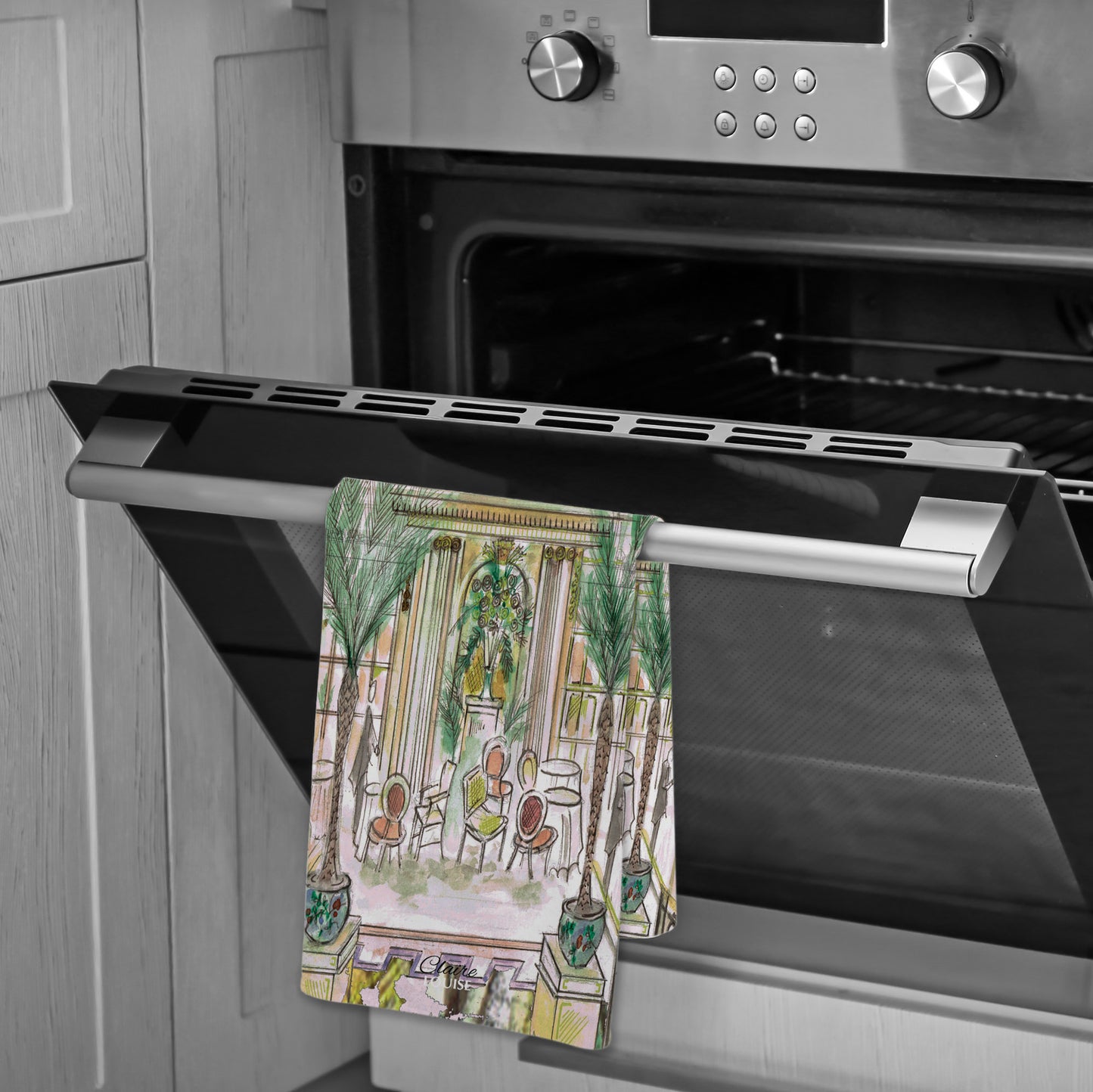 Afternoon Tea At The Ritz Inspired Cotton Tea Towel