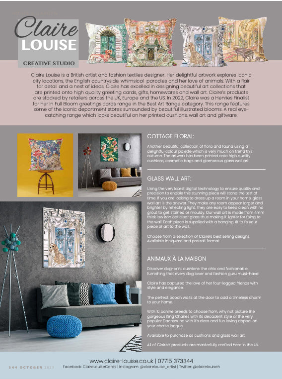 Fortnums In Full Bloom Cushion