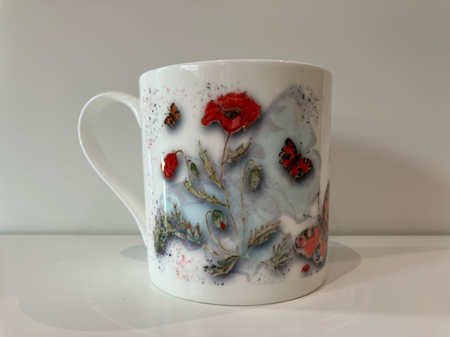 Poppies Fine Bone China Mug