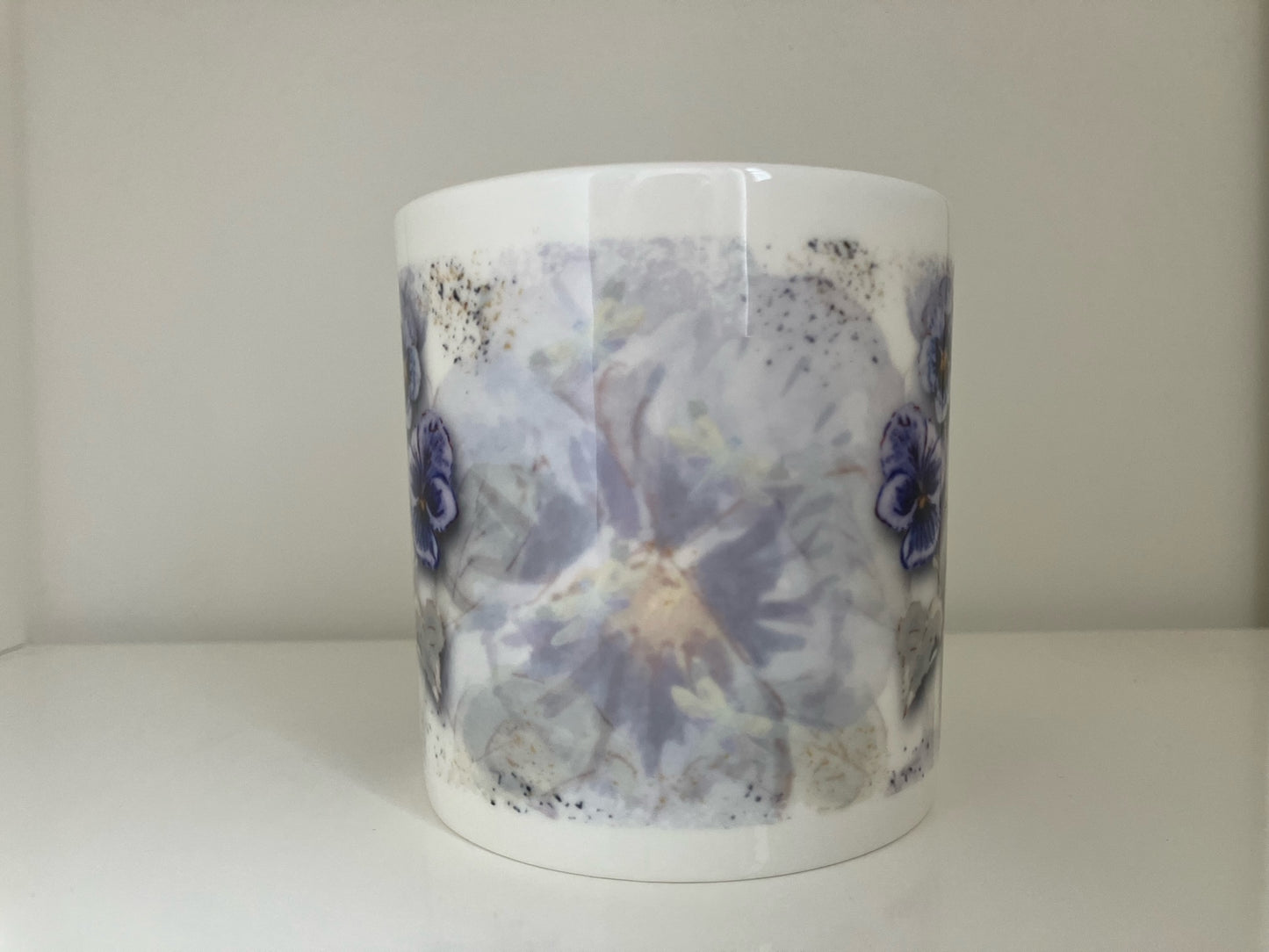 Pansies Fine Bone China Mug