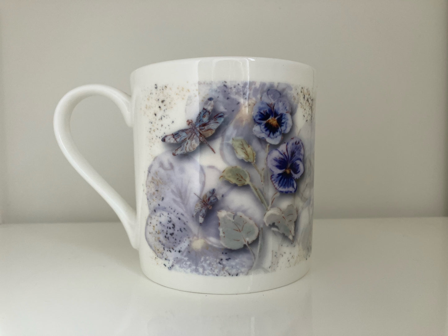 Pansies Fine Bone China Mug