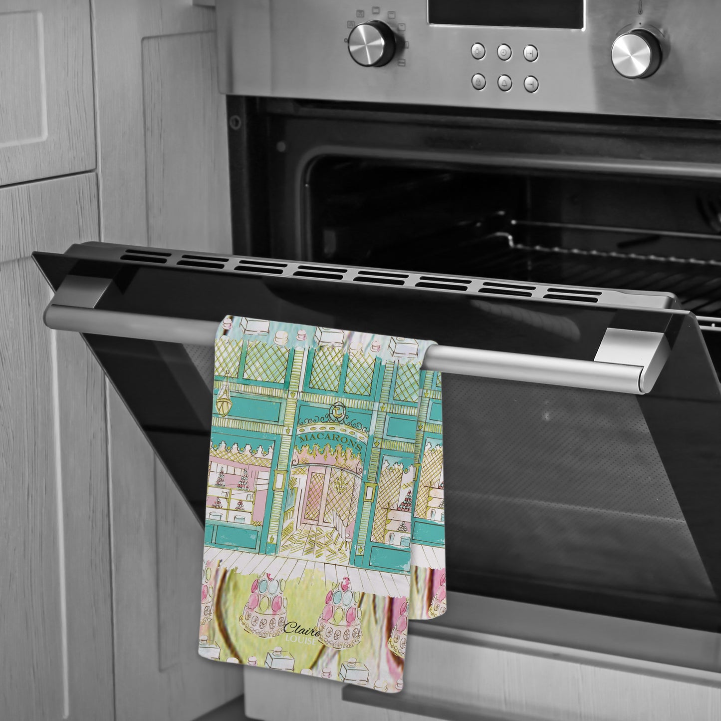Laduree Inspired Cotton Tea Towel