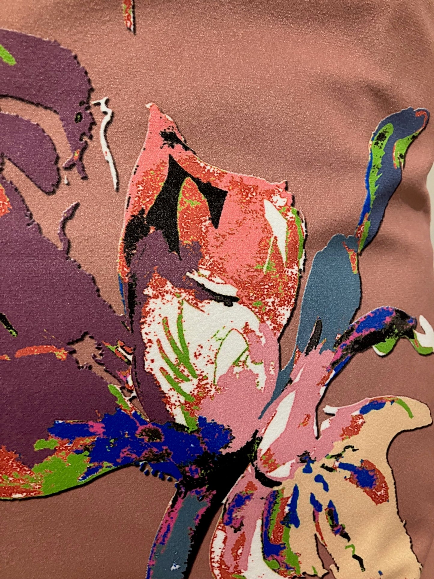 Mocha Mousse Iris Cushion