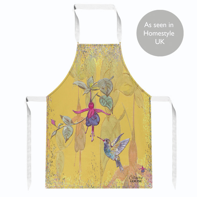 Powder Bloom Fuschia Apron