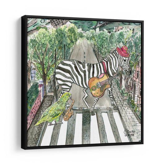 Abbey Road Framed Canvas Print