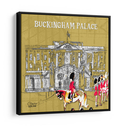 Buckingham Palace Framed Canvas Print - Urban icons