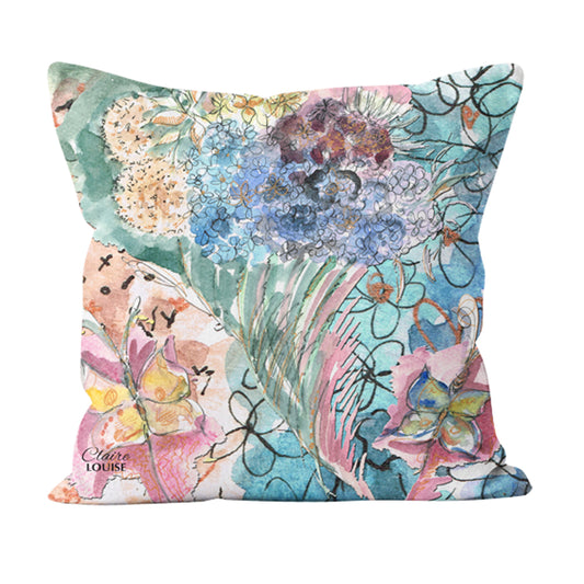 Lucid Autumn Bloom Outdoor Cushion.