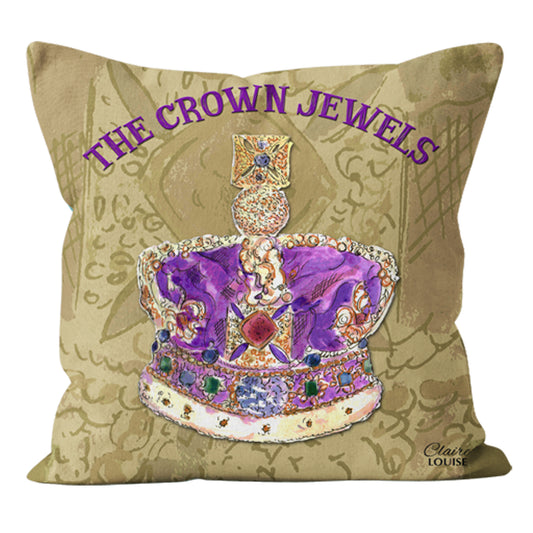 The Crown Jewels Cushion - Urban Icons