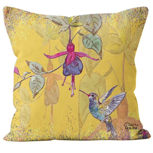 Powder Bloom Fuchsia Cushion