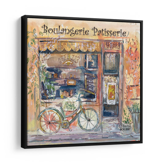 Patisserie Boulangerie Framed Canvas Print