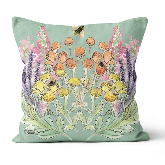 Sage Bloom Outdoor Cushion