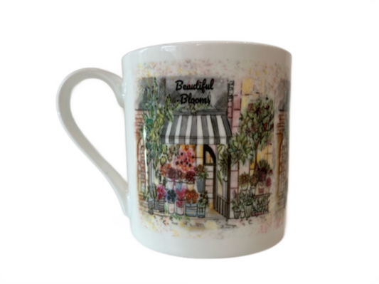 Flower Shop Fine Bone China Mug