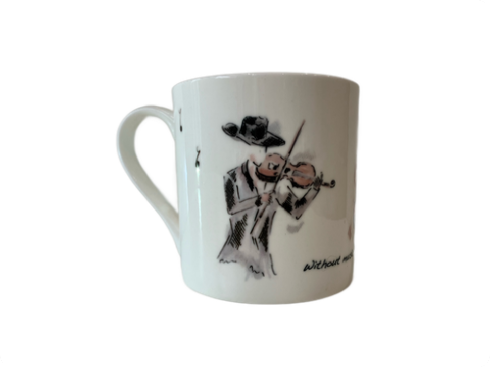 Violin Fine Bone China Mug