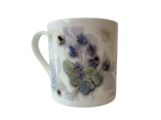 Morning Glories Fine Bone China Mug