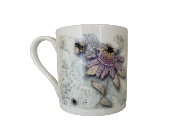 Passion Flower Fine Bone China Mug
