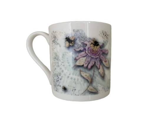 Passion Flower Fine Bone China Mug