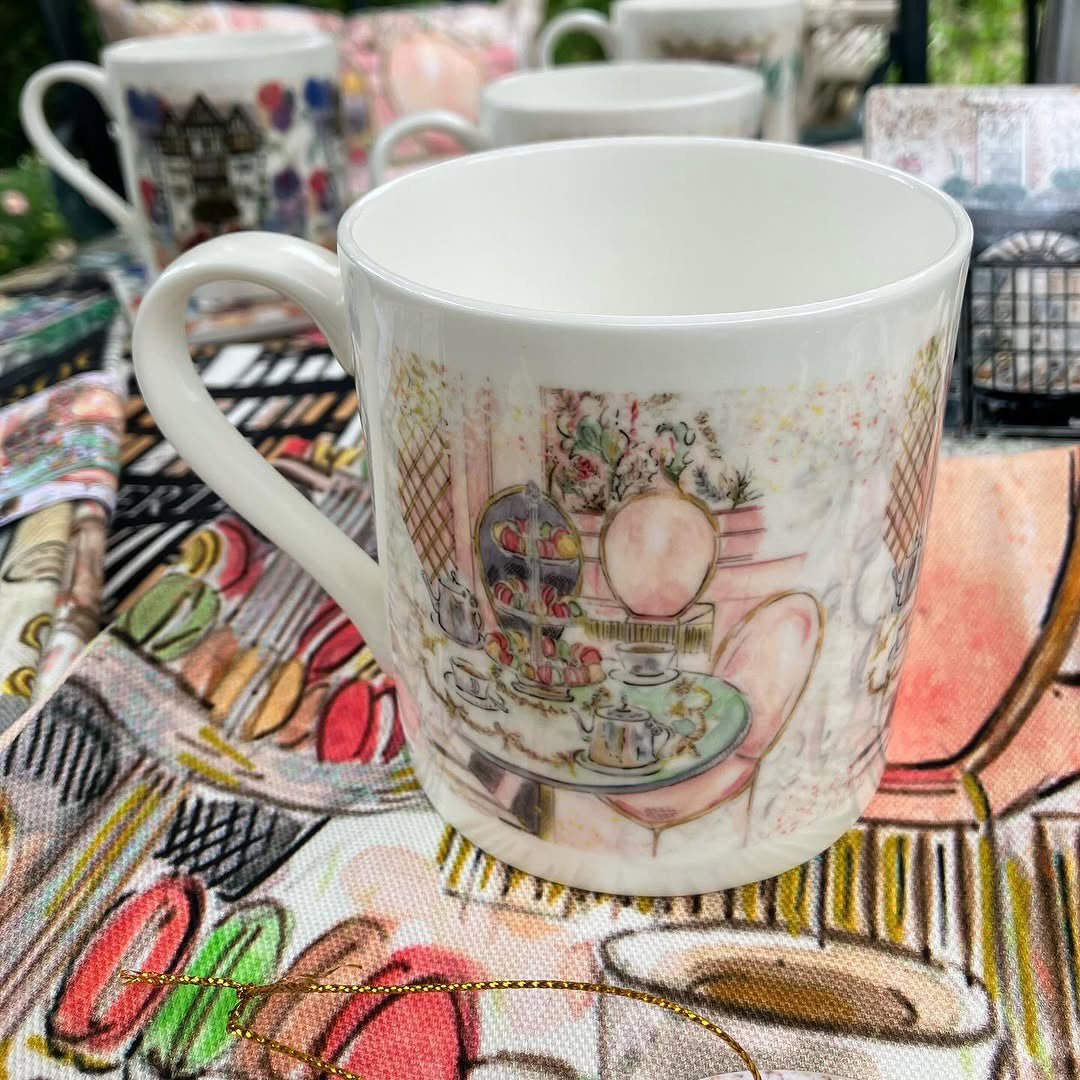 Laduree Cafe Fine Bone China Mug