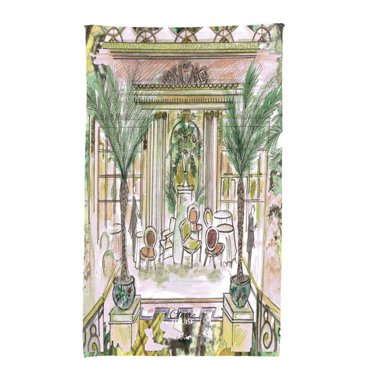 Afternoon Tea At The Ritz Inspired Cotton Tea Towel