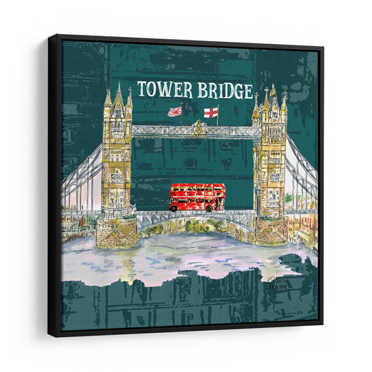 Tower Bridge Framed Canvas Print - Urban icons